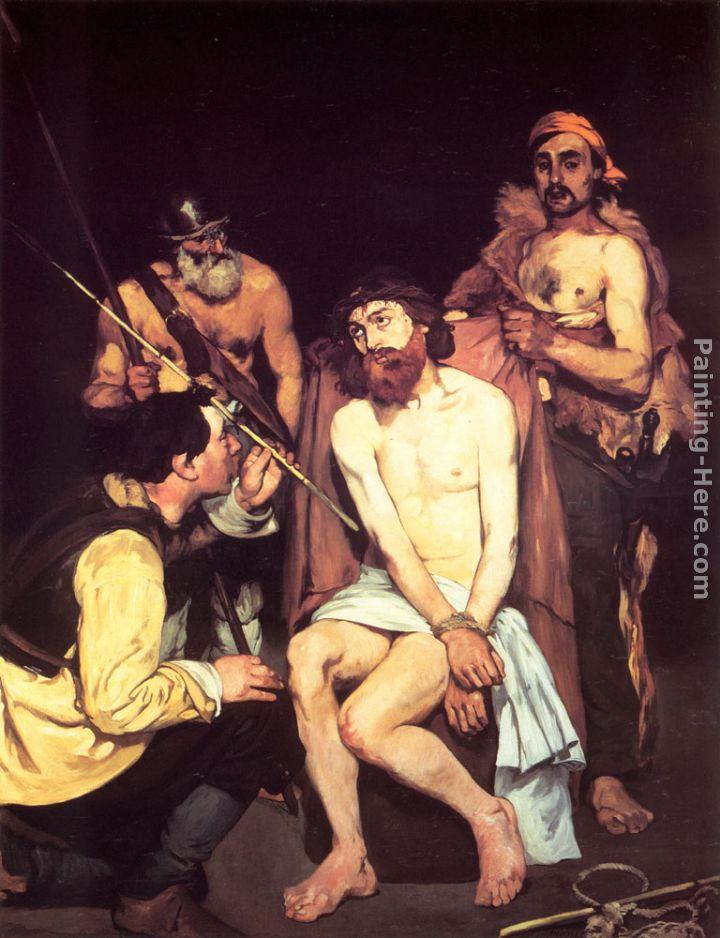 Eduard Manet Jesus Mocked by the Soldiers
